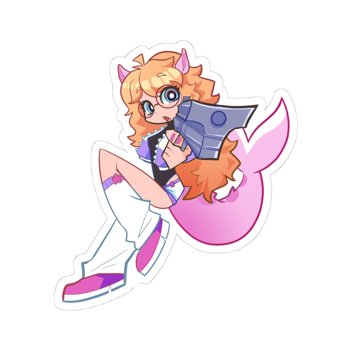 tealeafshark Sticker