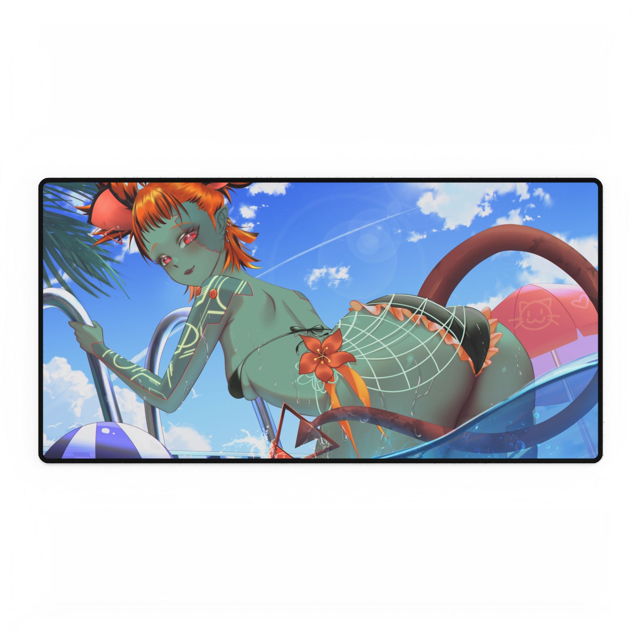 NonbiteyZombie "Summer Swim" XL Plus Deskmat