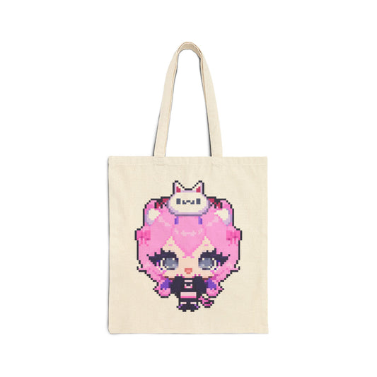 Kat Pixel Tote Bag