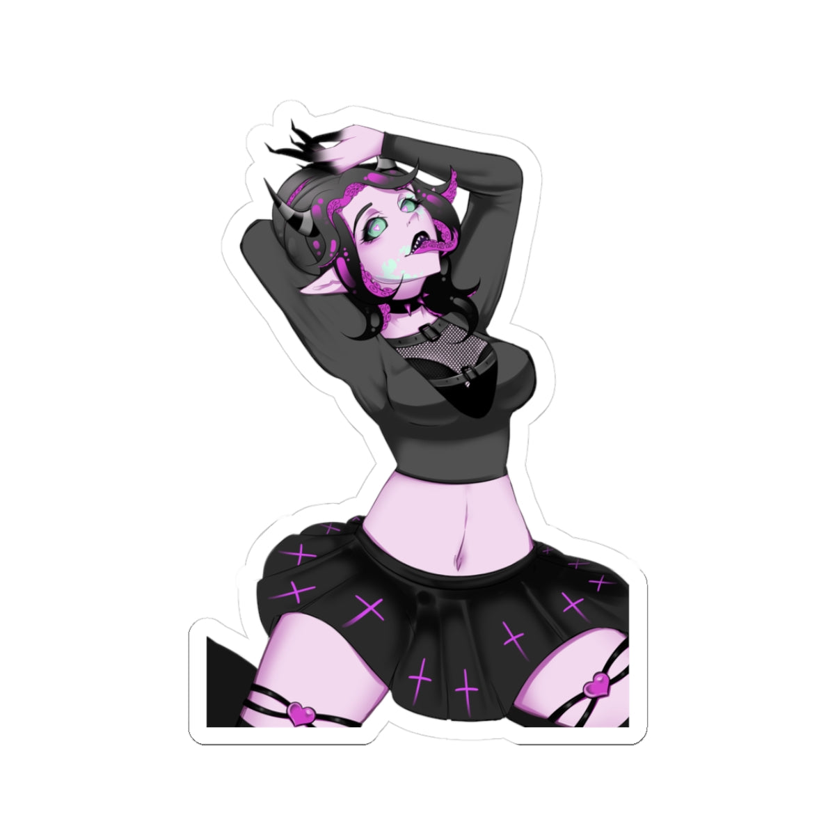 EnbyTTV "Abyss Kiss" Sticker