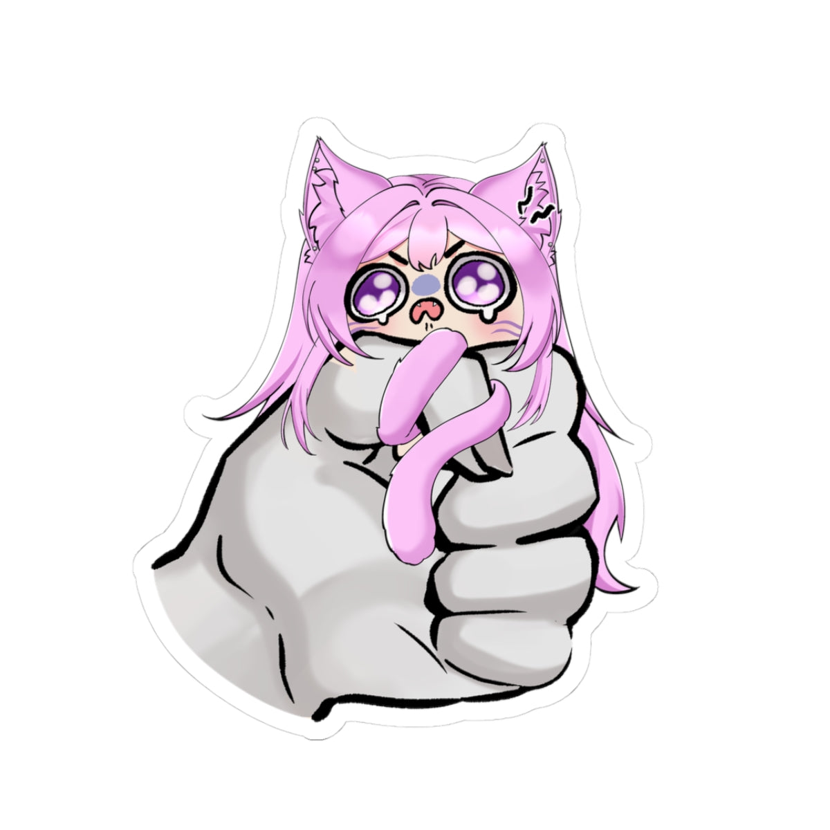 voltdust "Hand Squish" Sticker