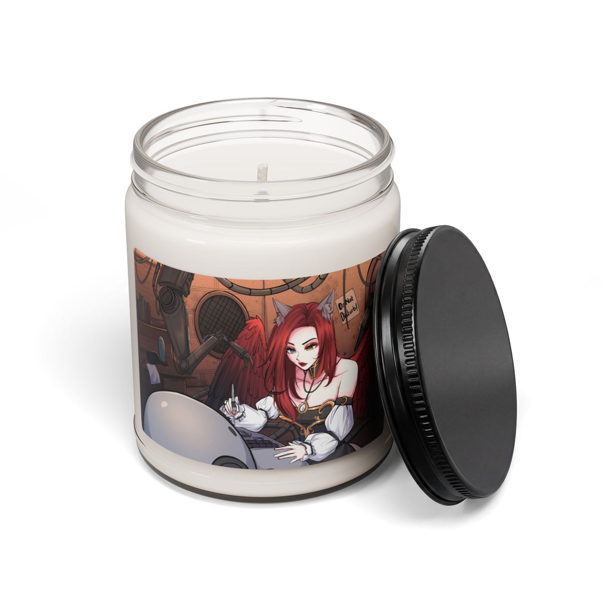 MiniAlphaAsh "Do Not Disturb" Candle