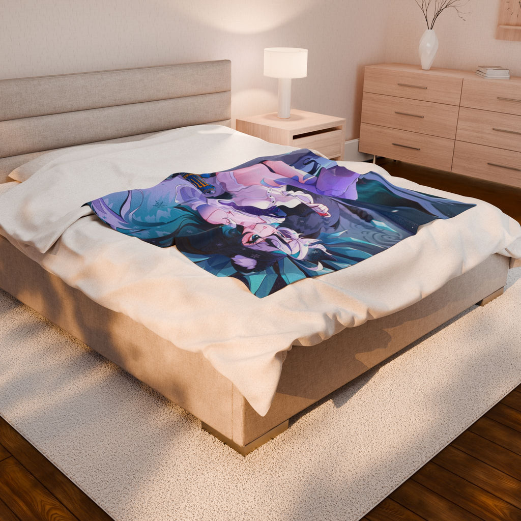 Mimi "Cozy Gaming" Plush Blanket