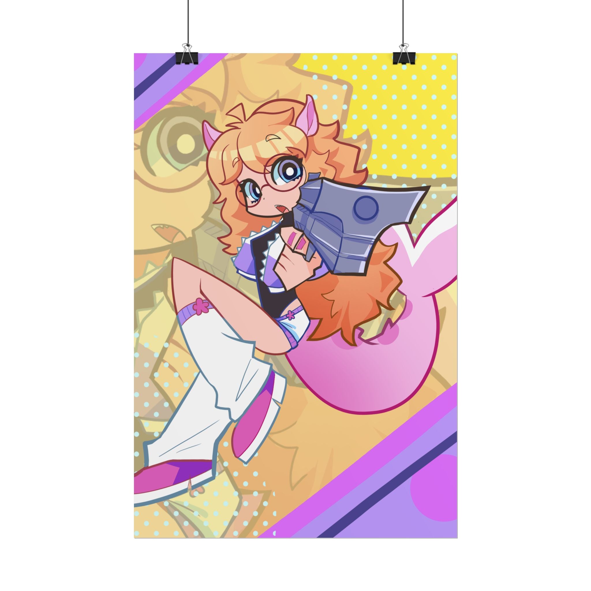 tealeafshark "Armed and Cute" Poster