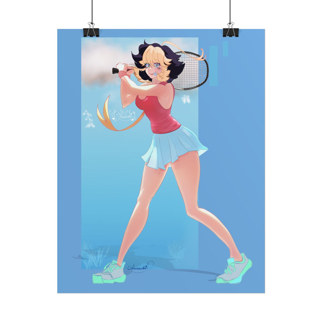 Meruccubi Tennis Poster