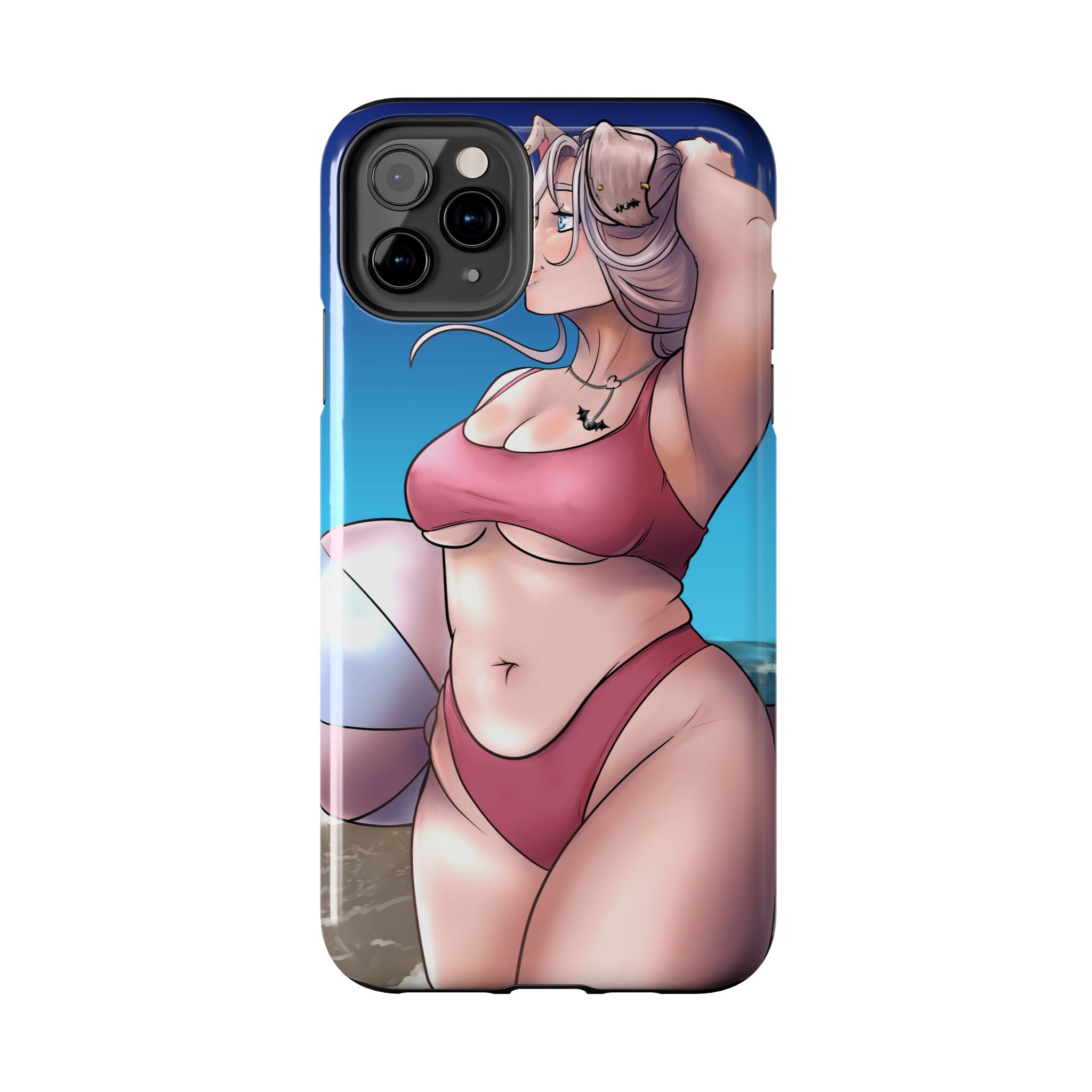 Luna Rainn "Beach Pup" Tough Phone Case