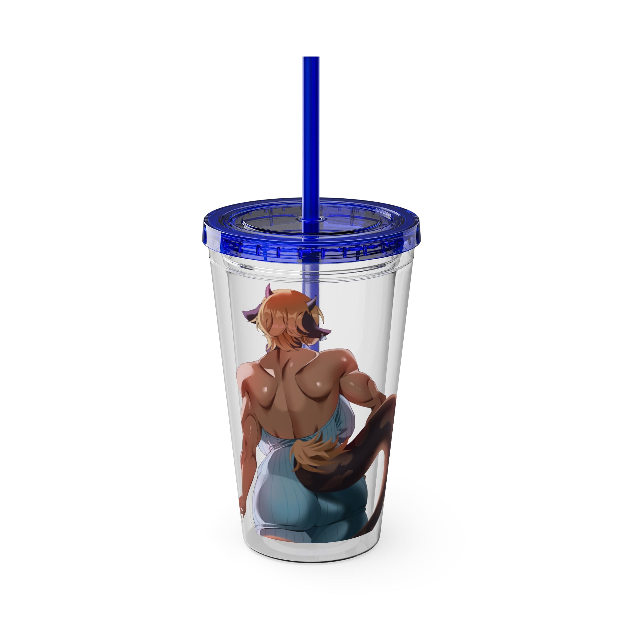 KeytheMoo "Talk to the Tail" Acrylic Tumbler