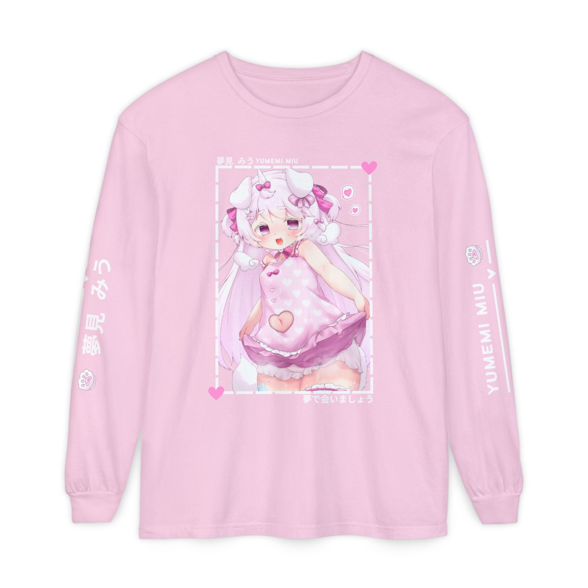 Pink Yumemi Miu Designer Sweatshirt