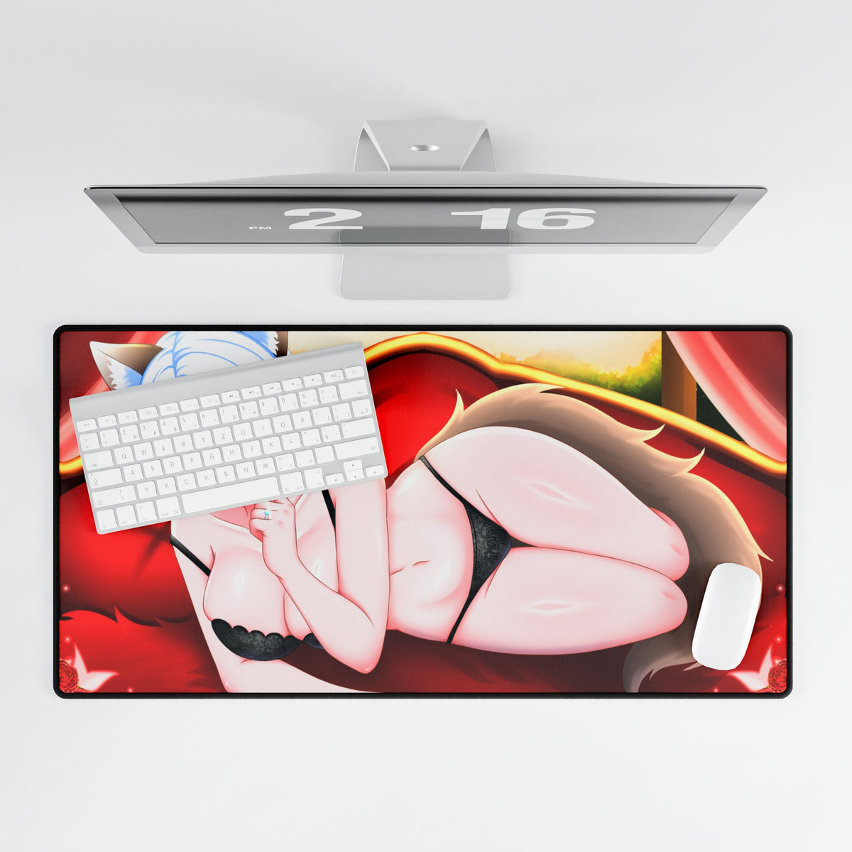 hauntedcorgi "Teasing Pose" XL Plus Deskmat