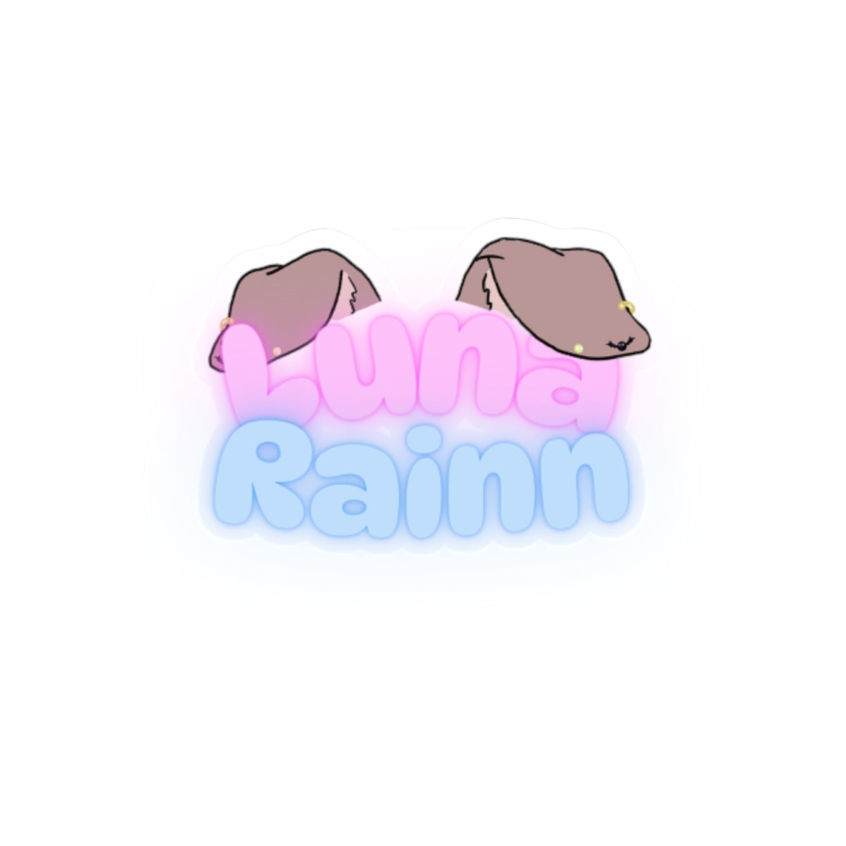 Luna Rainn "Logo" Sticker