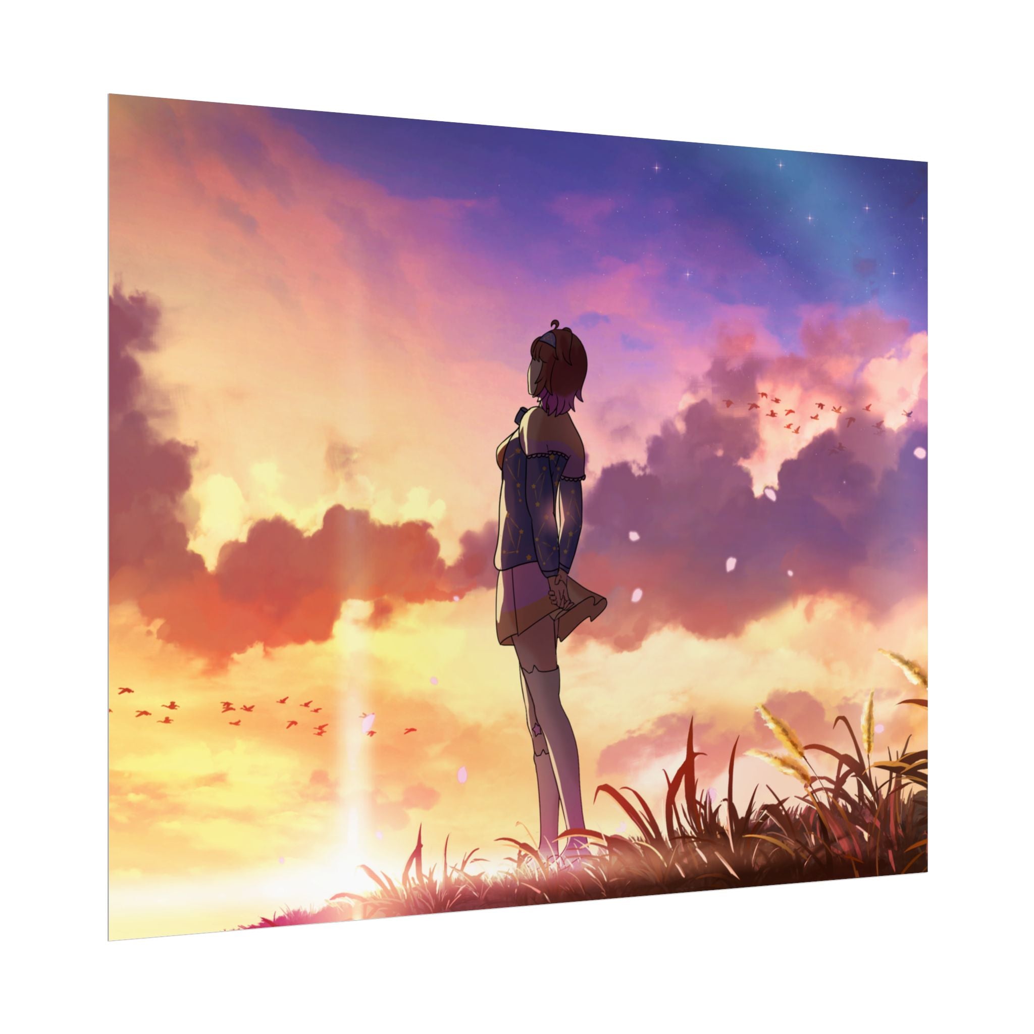 LunarNovaa "Petals at Dusk" Poster