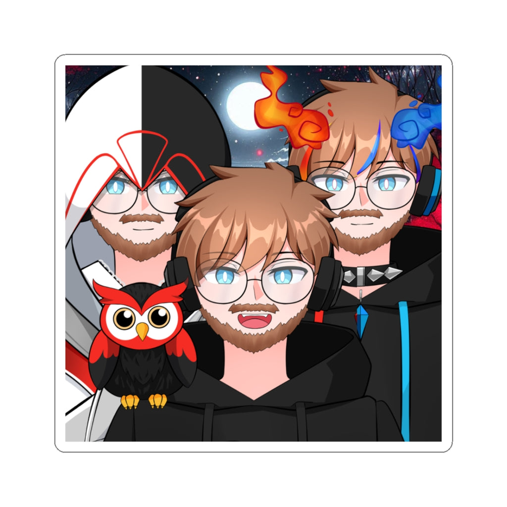 BwnPNGTuber "Trio" Sticker