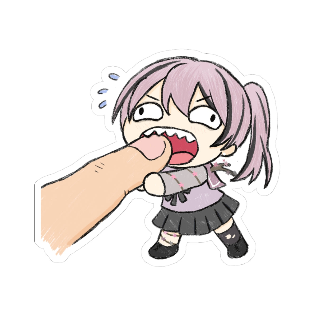 Ash Blossom "Finger Bite" Sticker