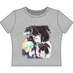 Cute Clown Crop Top