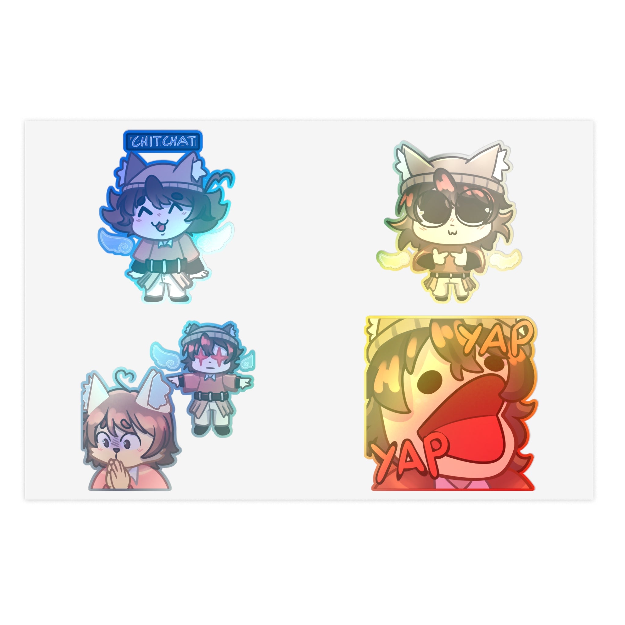 WoofWolf "ChitChat" Sticker Sheet