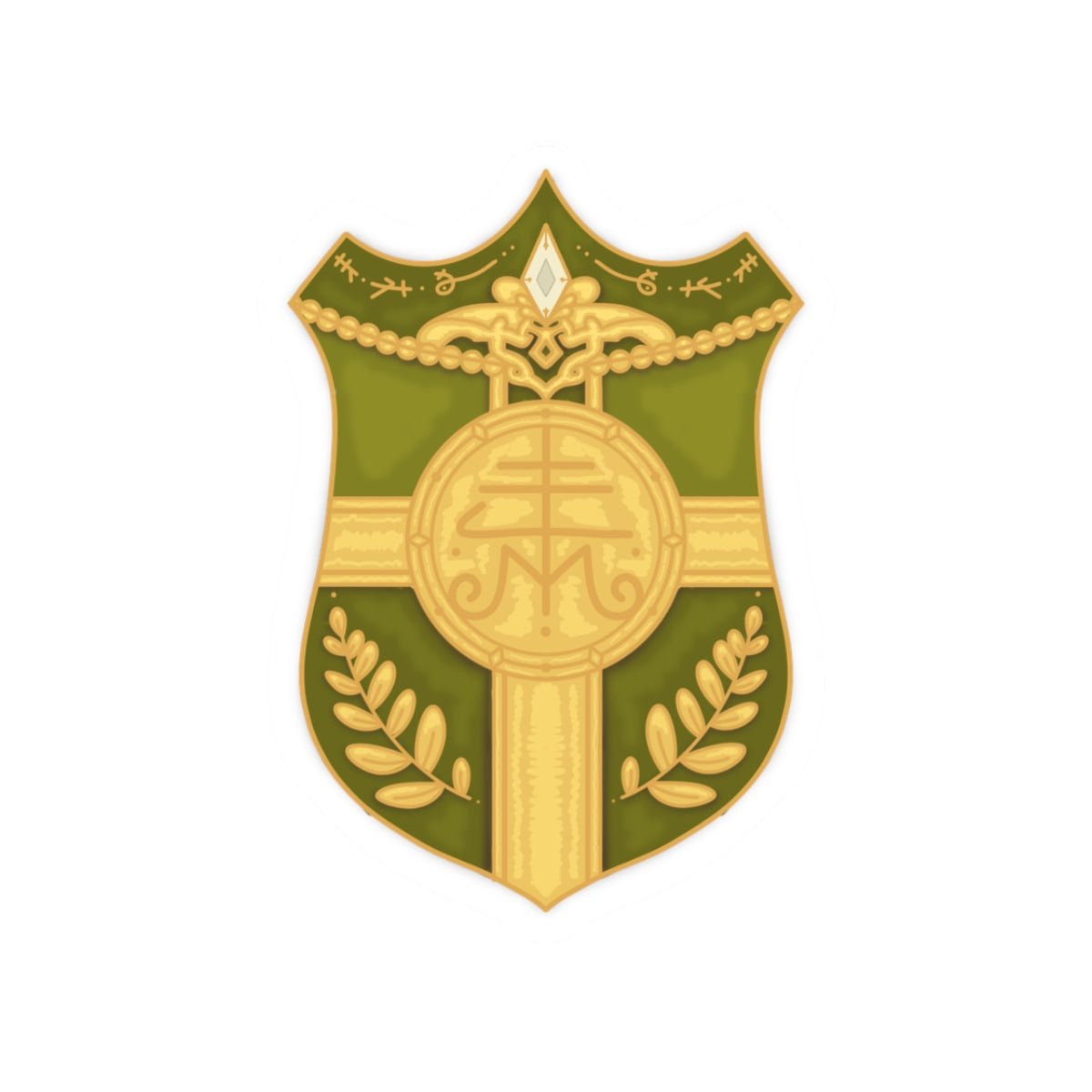 Zeohda Wolarian Shield Sticker