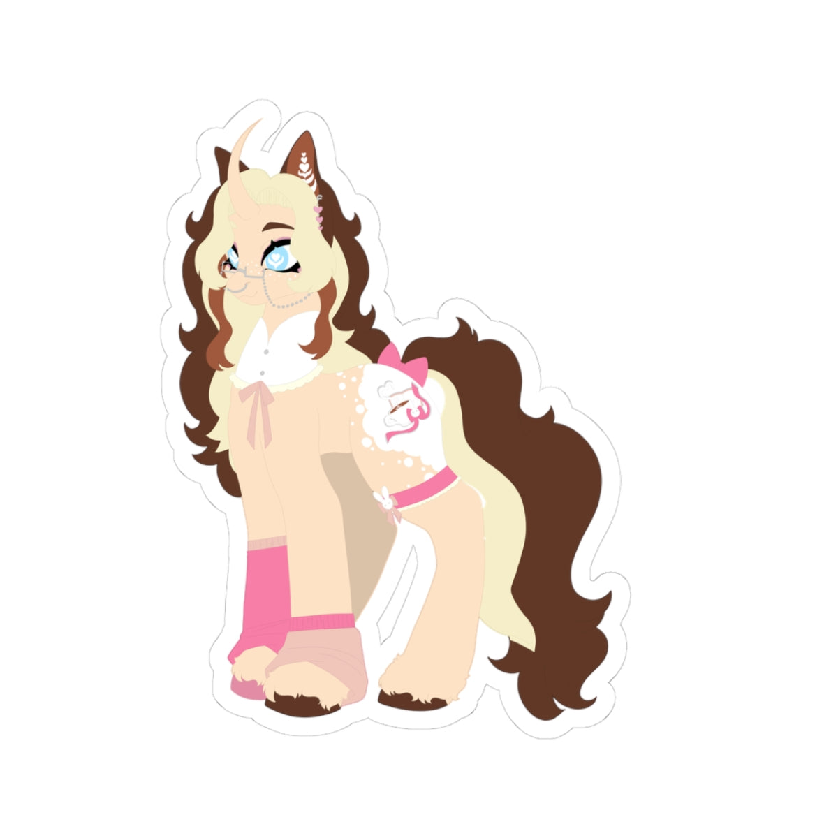 Lady Latte Pony Sticker