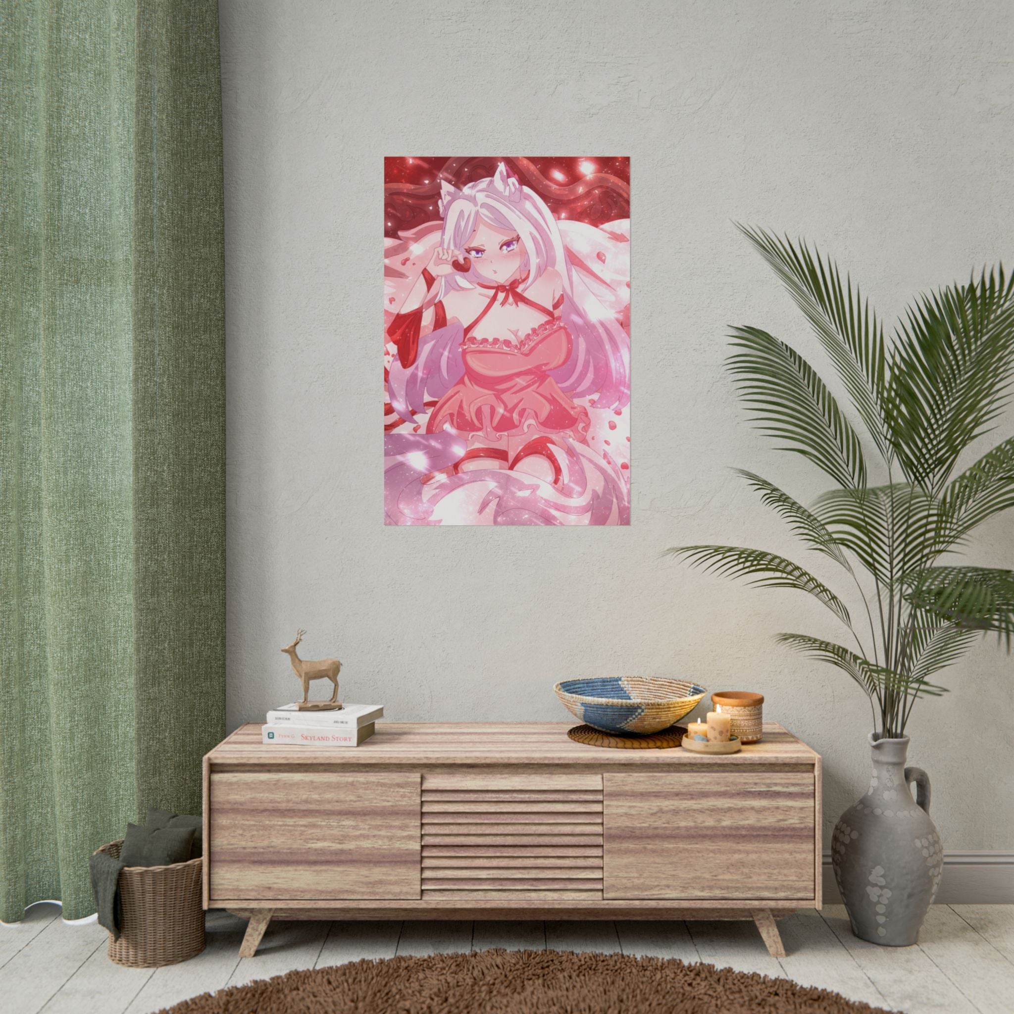 AkiyoKumi "Dressed in Red" Poster