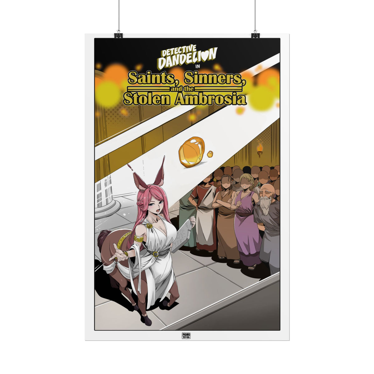 Detective Dandelion "Stolen Ambrosia" Poster