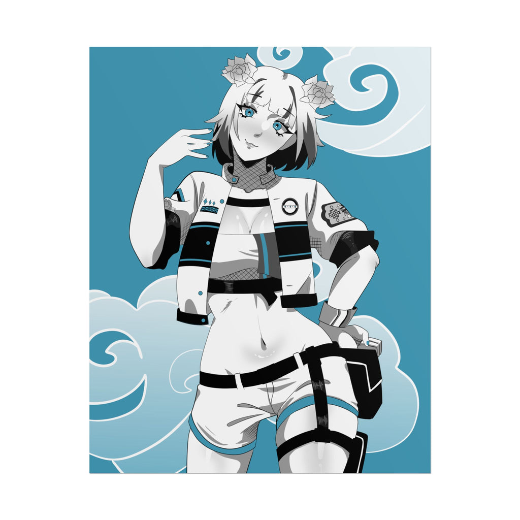 AshenMei Monochrome Poster