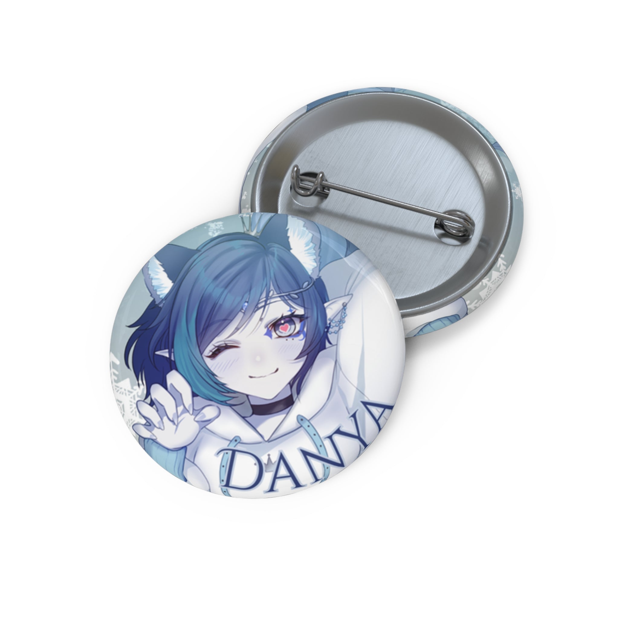 Danya "Frozen Sparkle" Pin Button