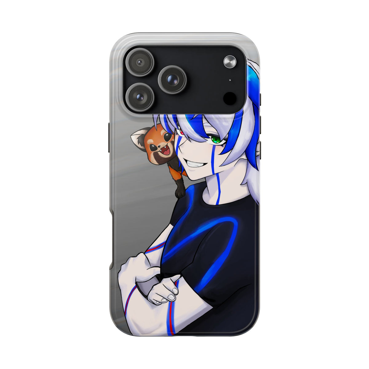 Ray Xash "Red Panda Companion" Phone Case