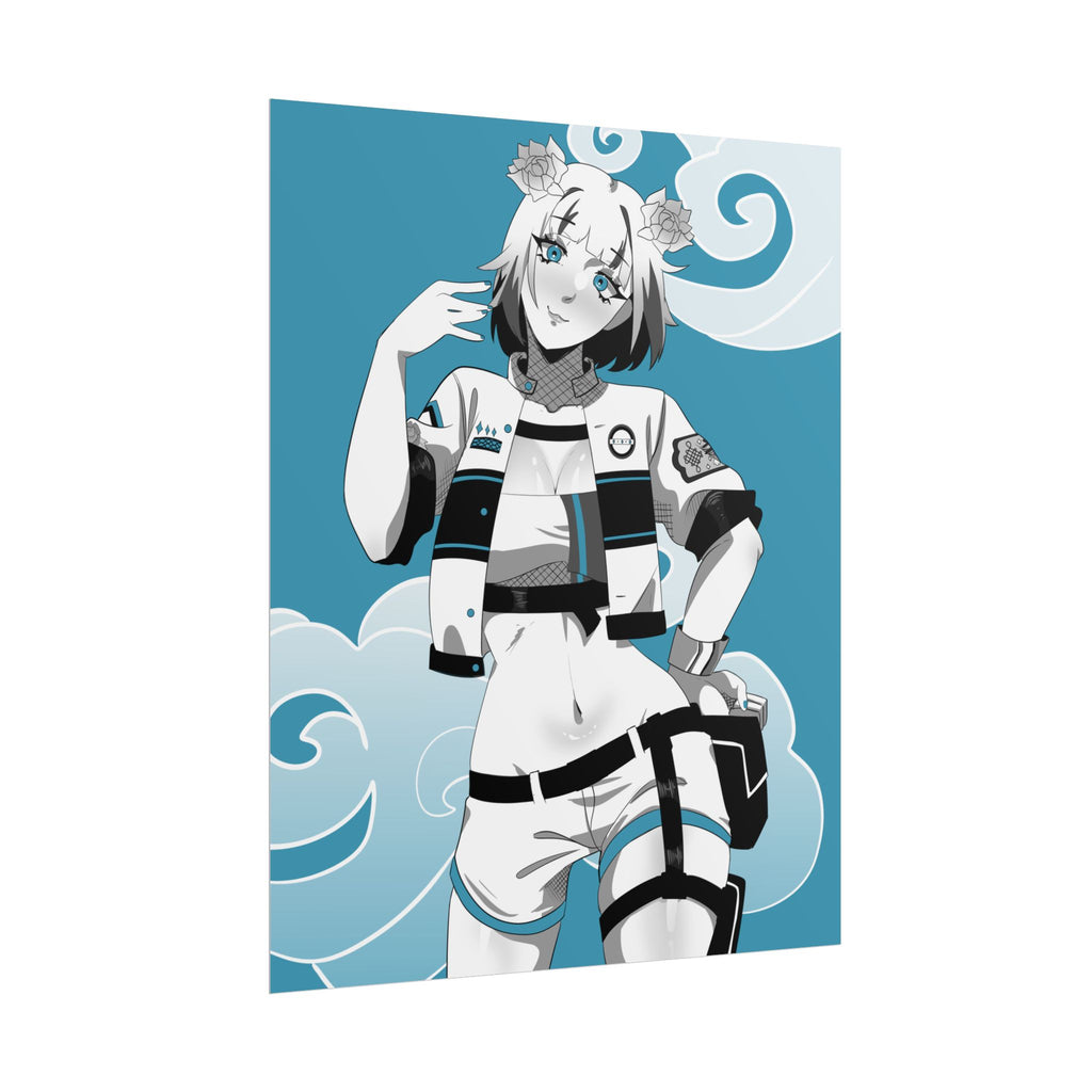 AshenMei Monochrome Poster