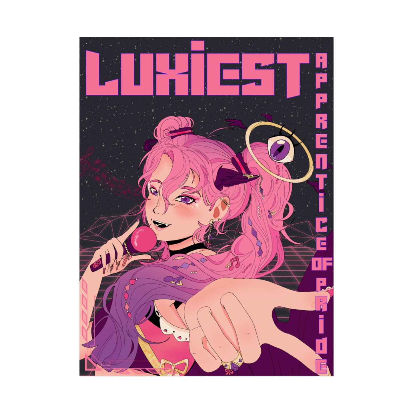 Luxiest "Cyber Idol" Poster