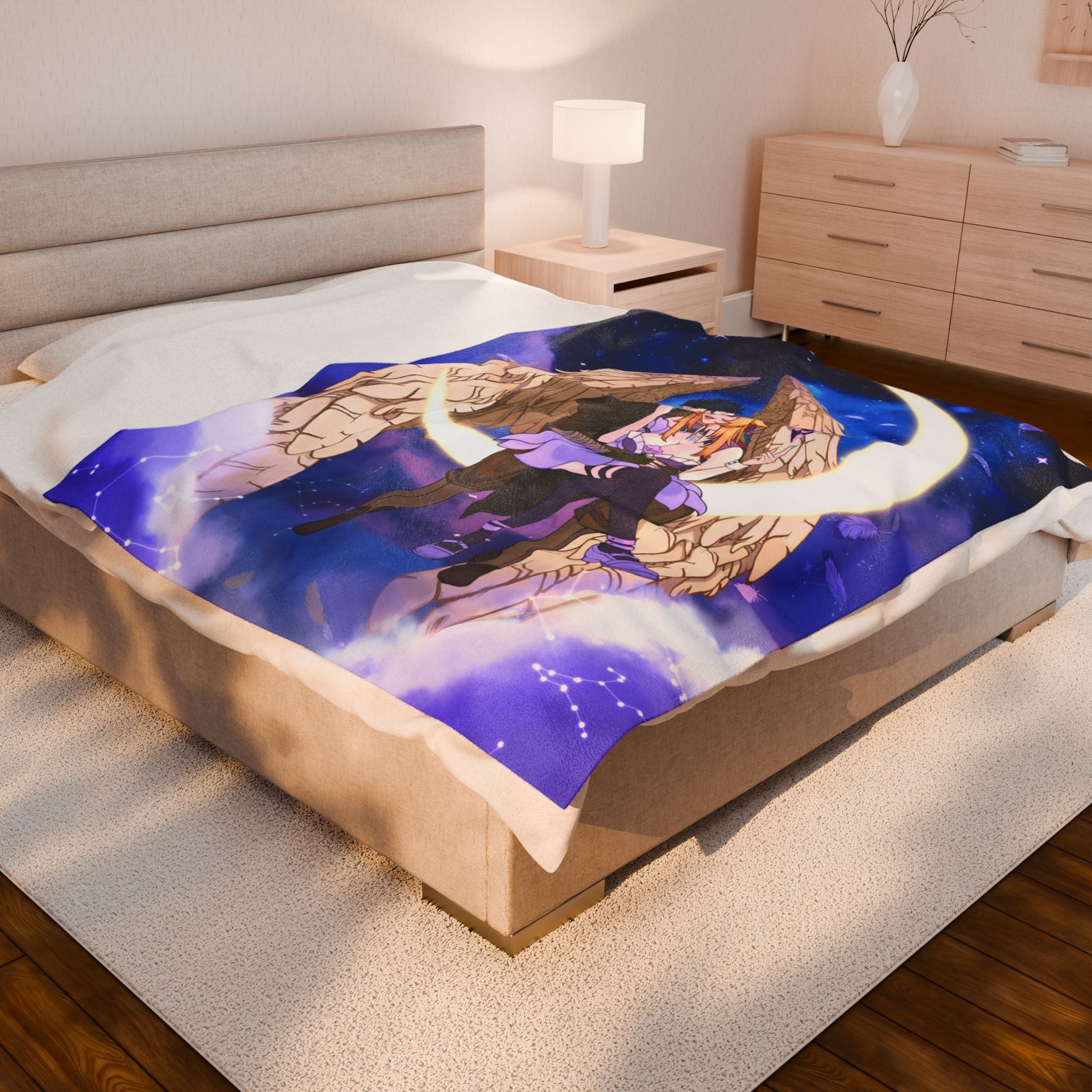 Canin Rose "Michael & Canin" Blanket