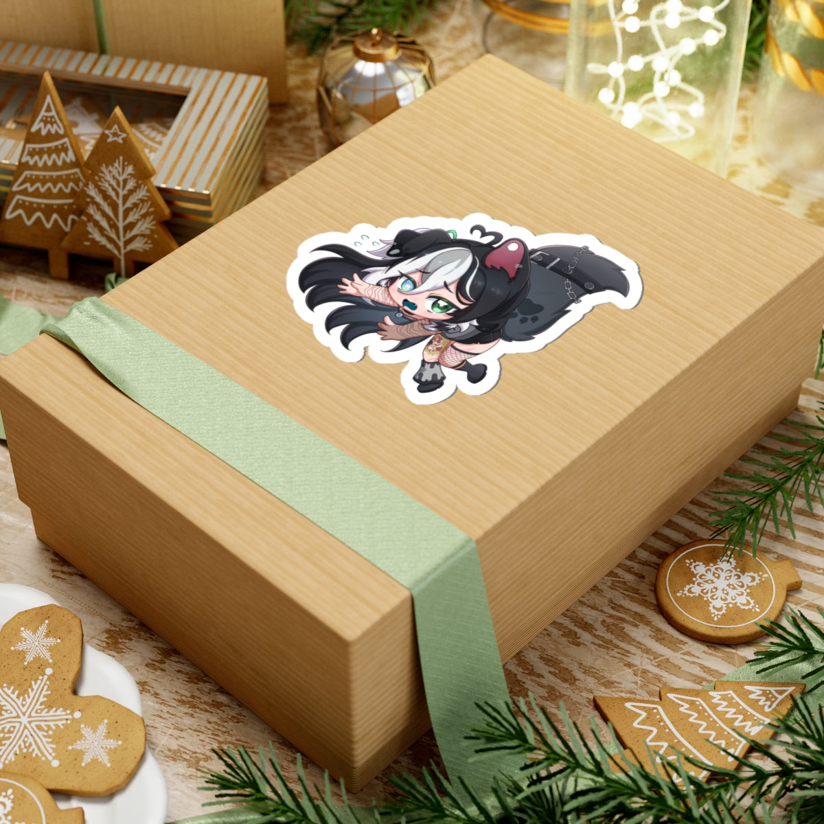 dognamedKats "Dangling" Sticker