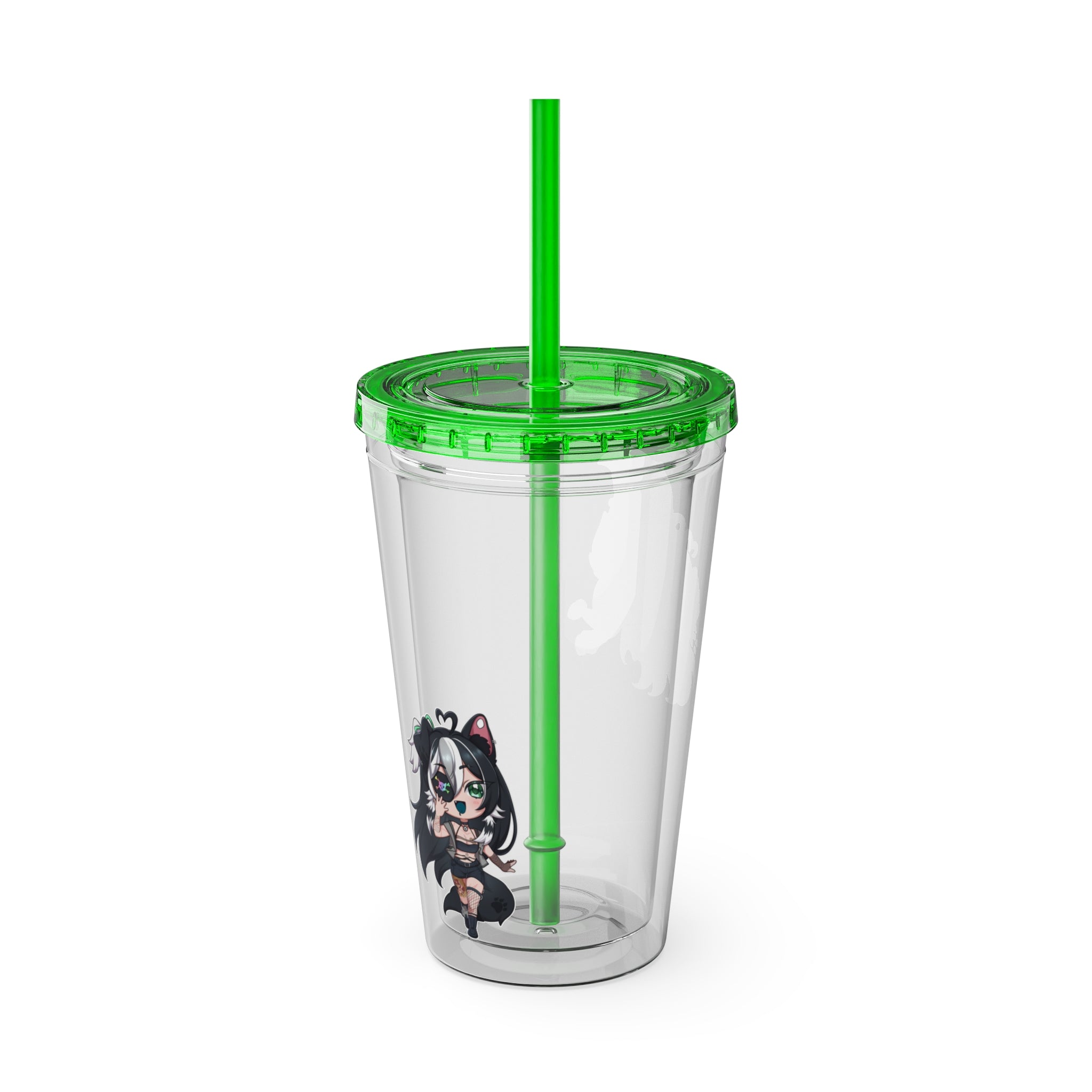 dognamedKats "Chibi Friends" Acrylic Tumbler