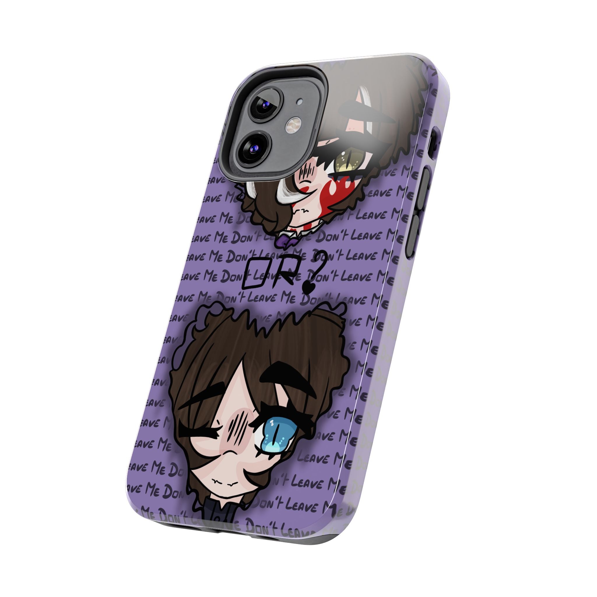 Renée Lysobore "Me or Them" Phone Case
