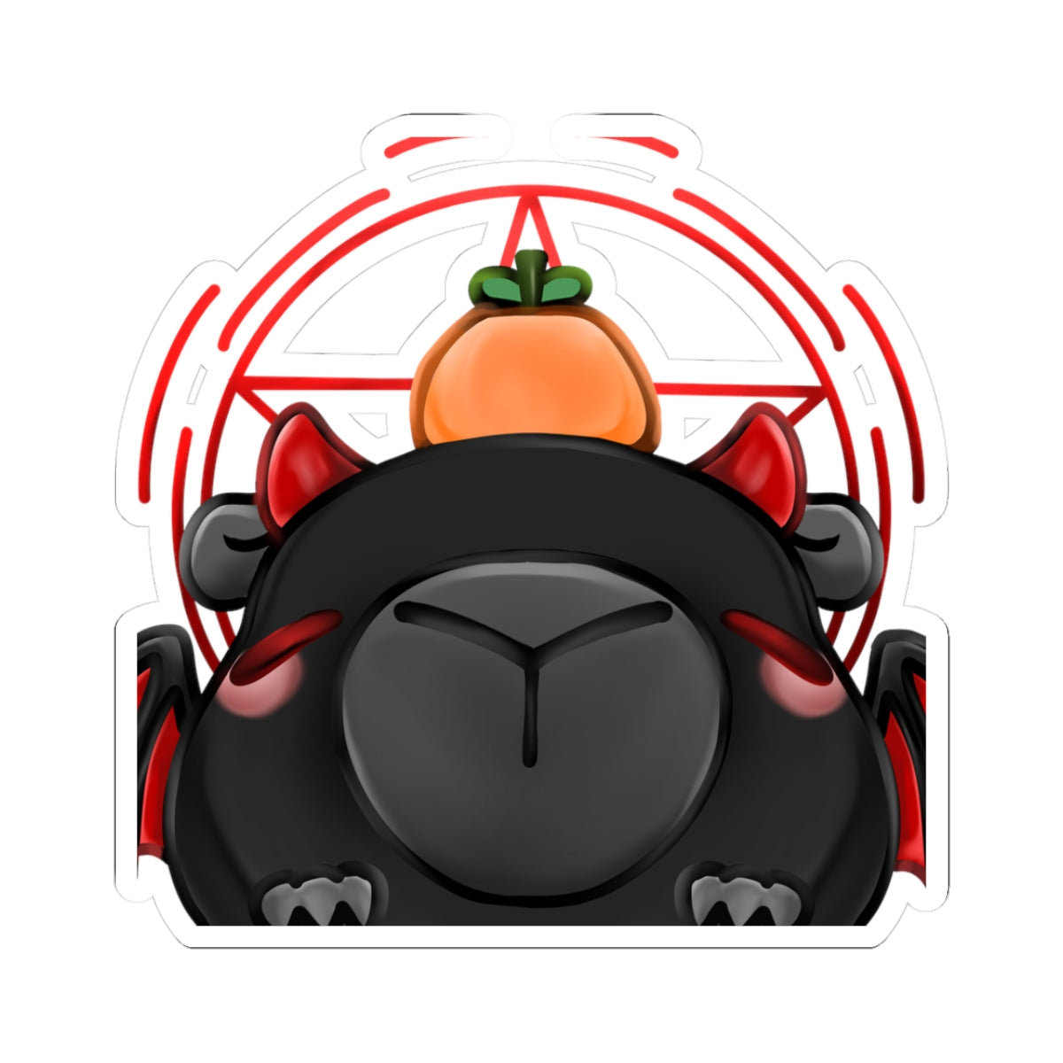 Chow Down "Batty Peeking" Sticker