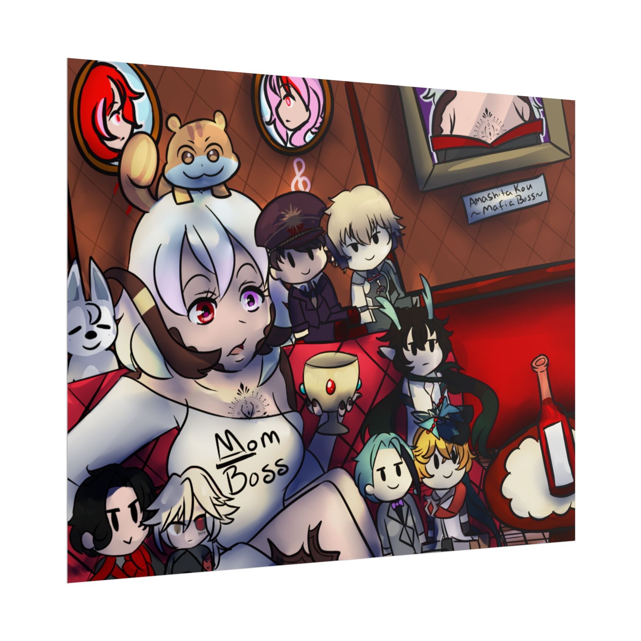 Kou Amashita "Mom Boss" Poster