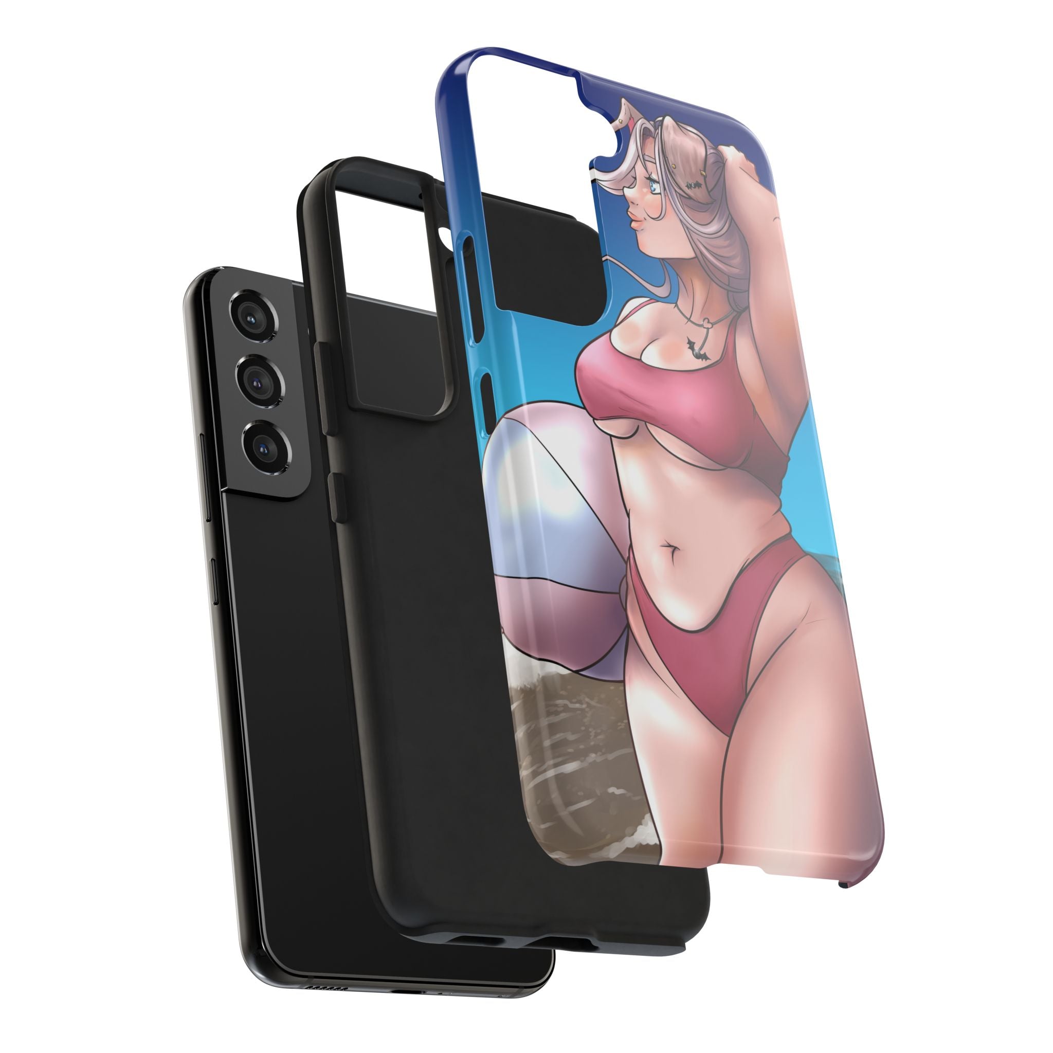 Luna Rainn "Beach Pup" Tough Phone Case