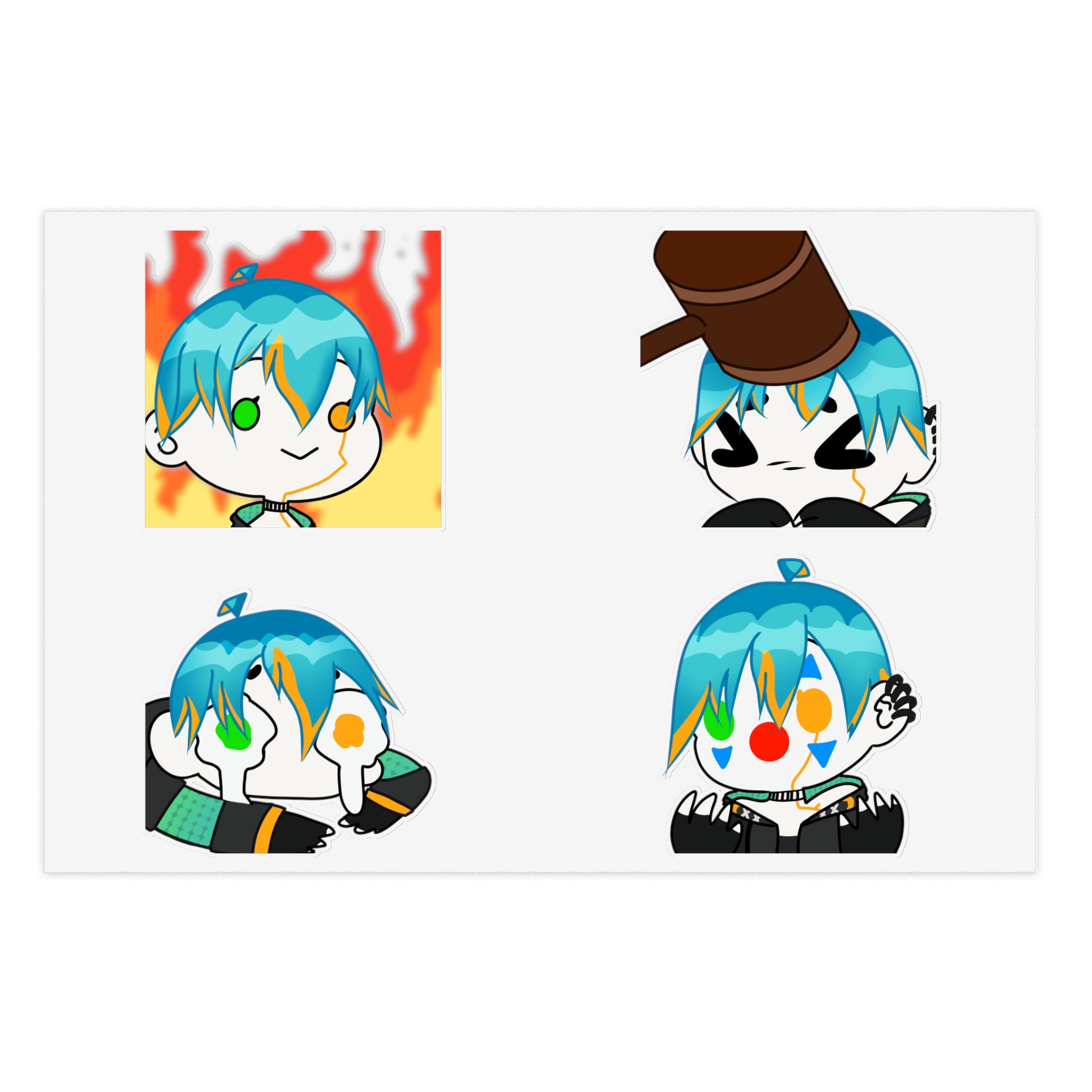 Neon28 Sticker Sheet 1