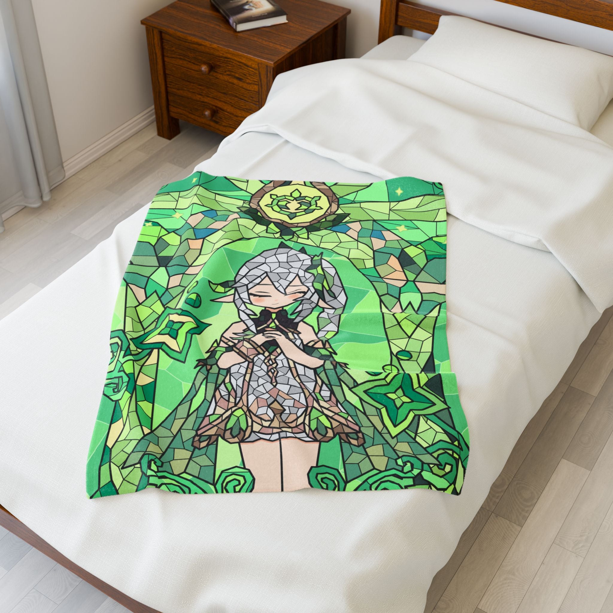 Nahida Plush Throw Blanket