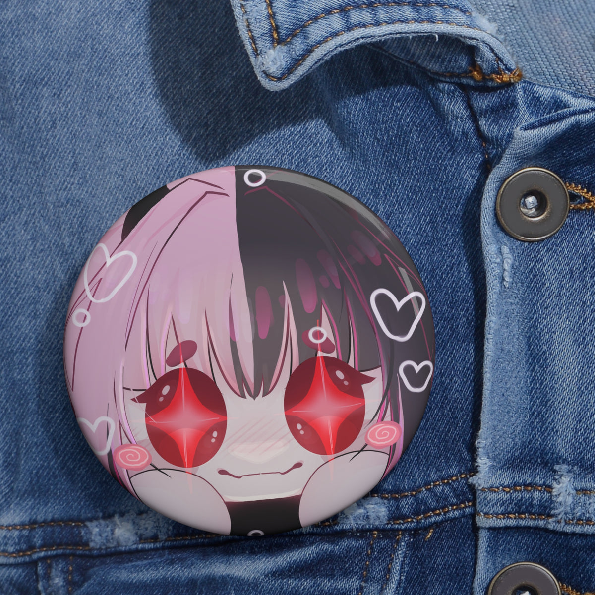 Gutsy "Squee" Pin Button