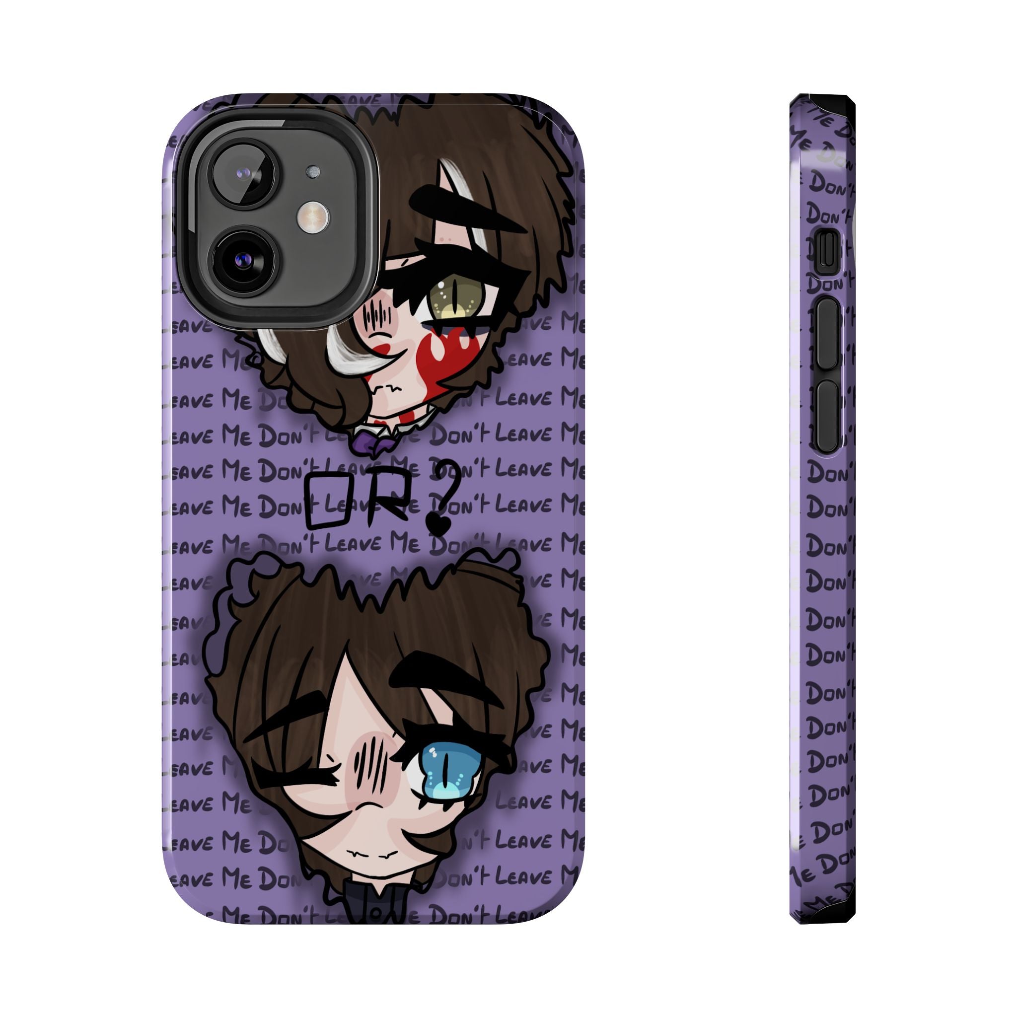 Renée Lysobore "Me or Them" Phone Case