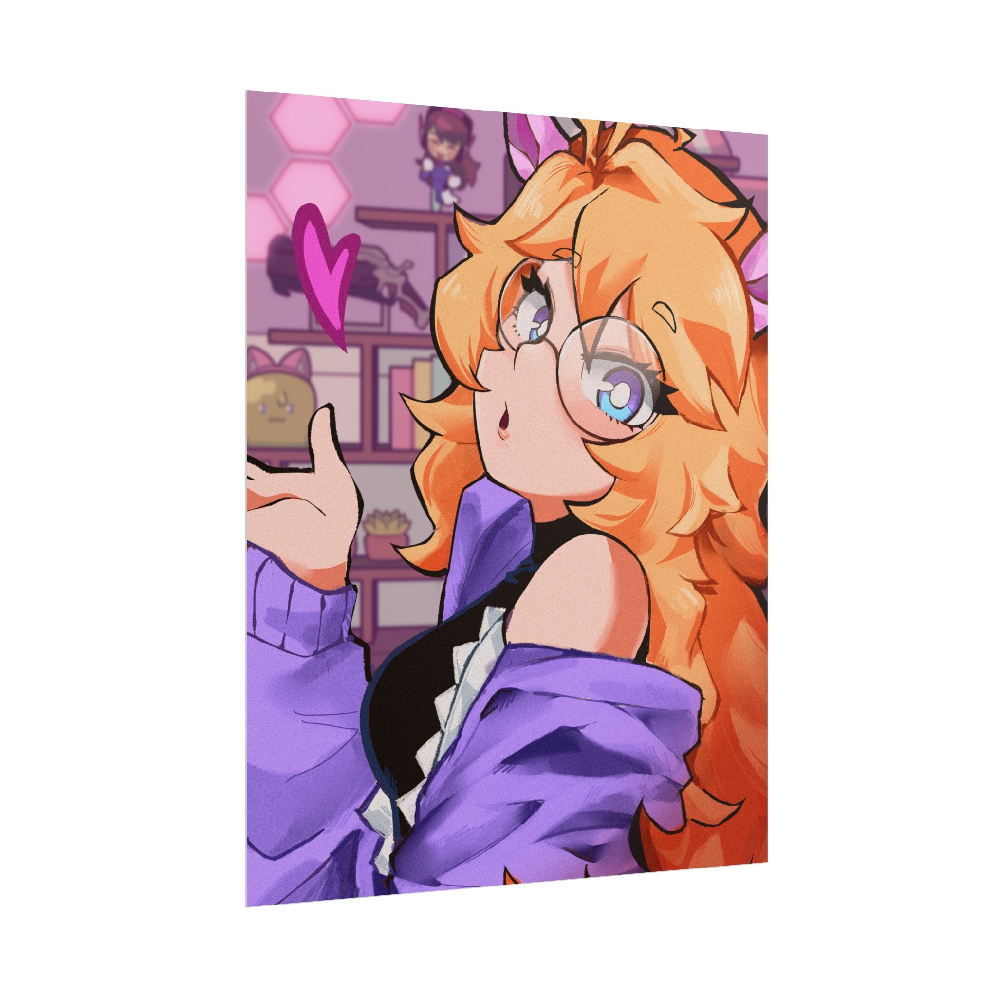 tealeafshark "Blown Kiss" Poster