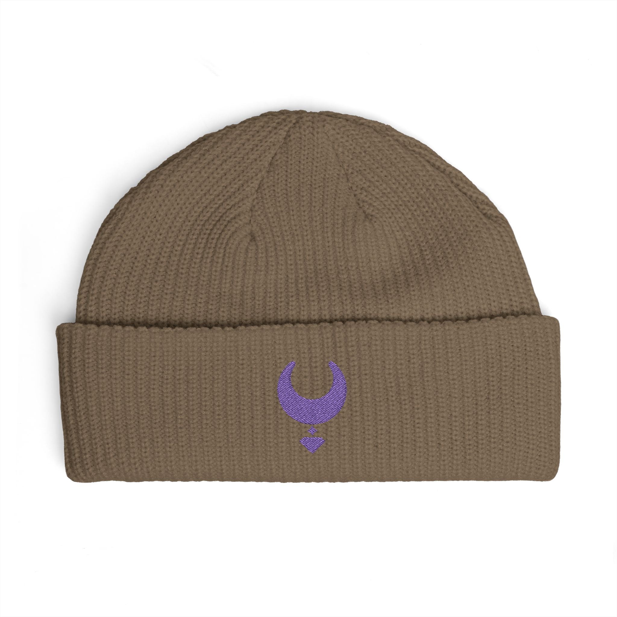 Artemis Gem Purple Emblem Beanie