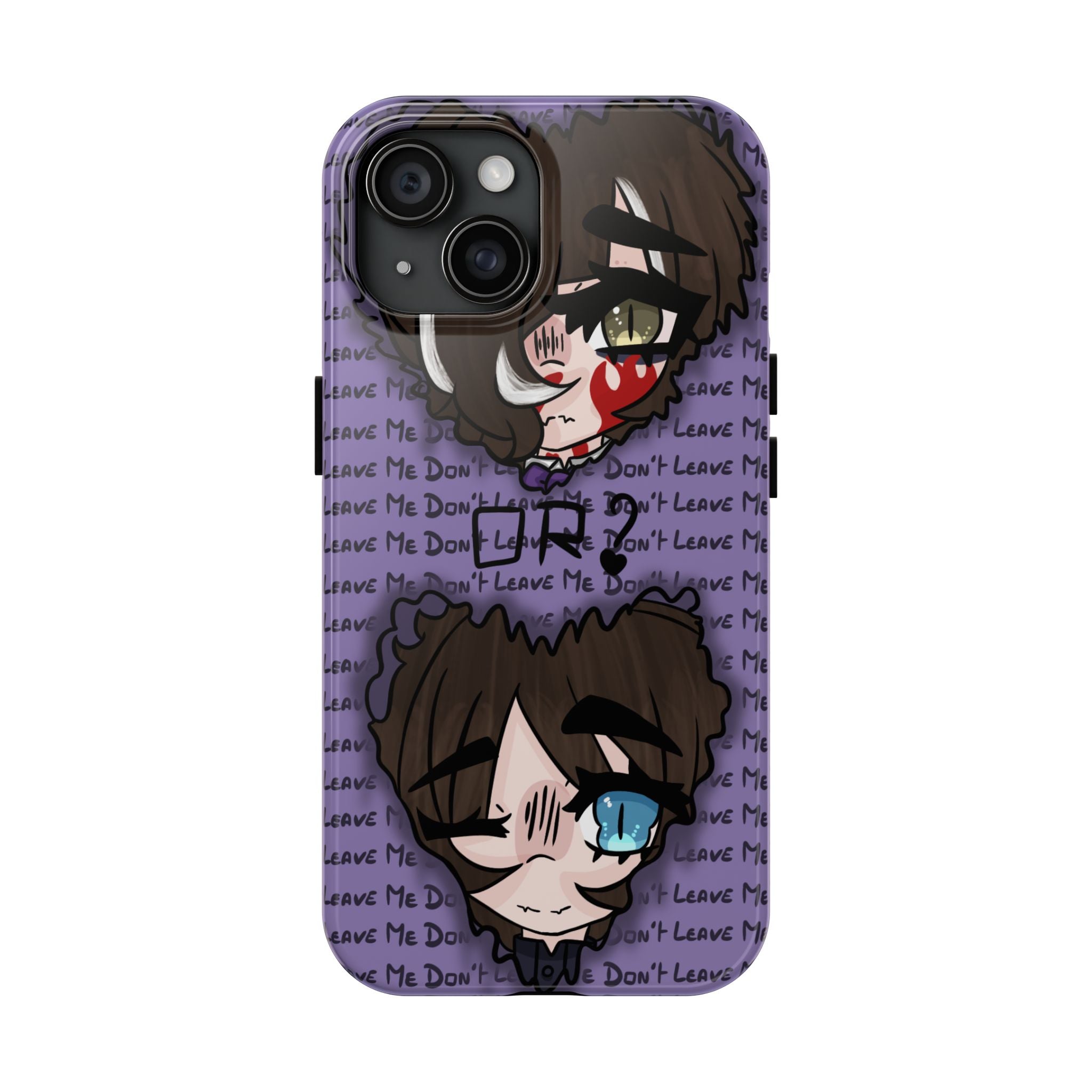 Renée Lysobore "Me or Them" Phone Case