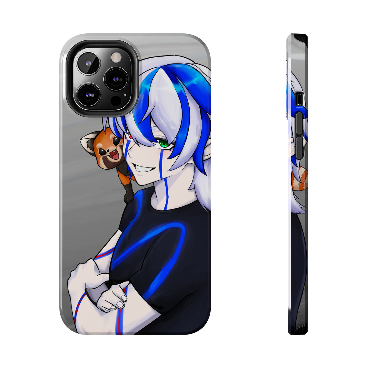 Ray Xash "Red Panda Companion" Phone Case