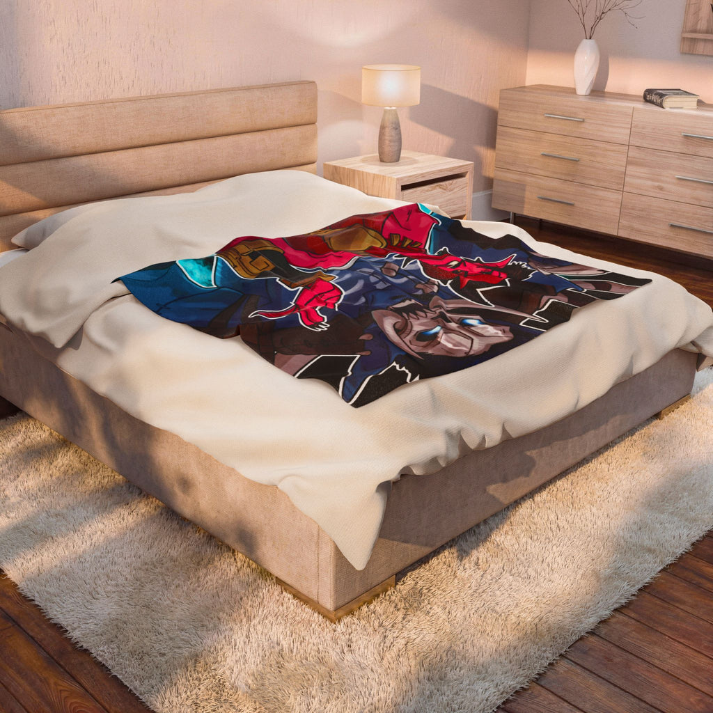 Chow Down "Smug Stare" Blanket