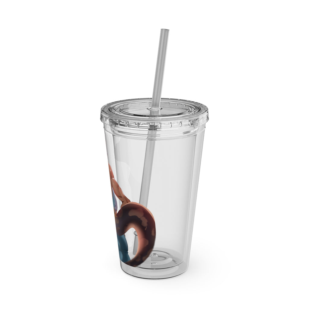 KeytheMoo "Talk to the Tail" Acrylic Tumbler