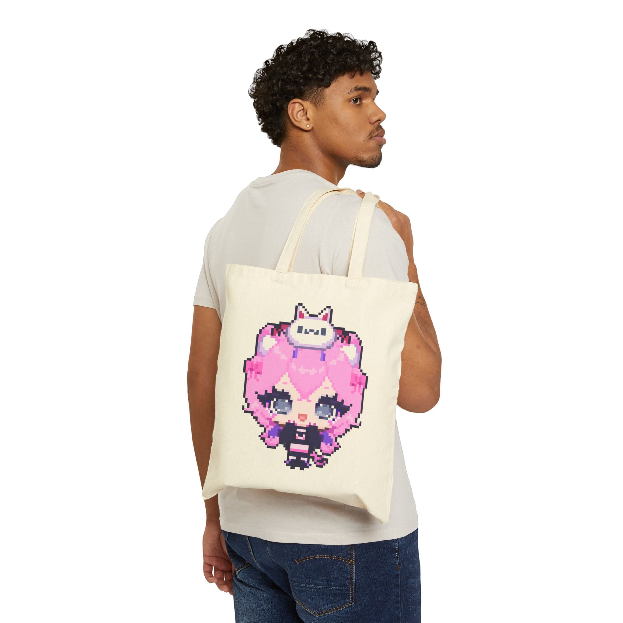 KatDragonz Pixel Tote Bag