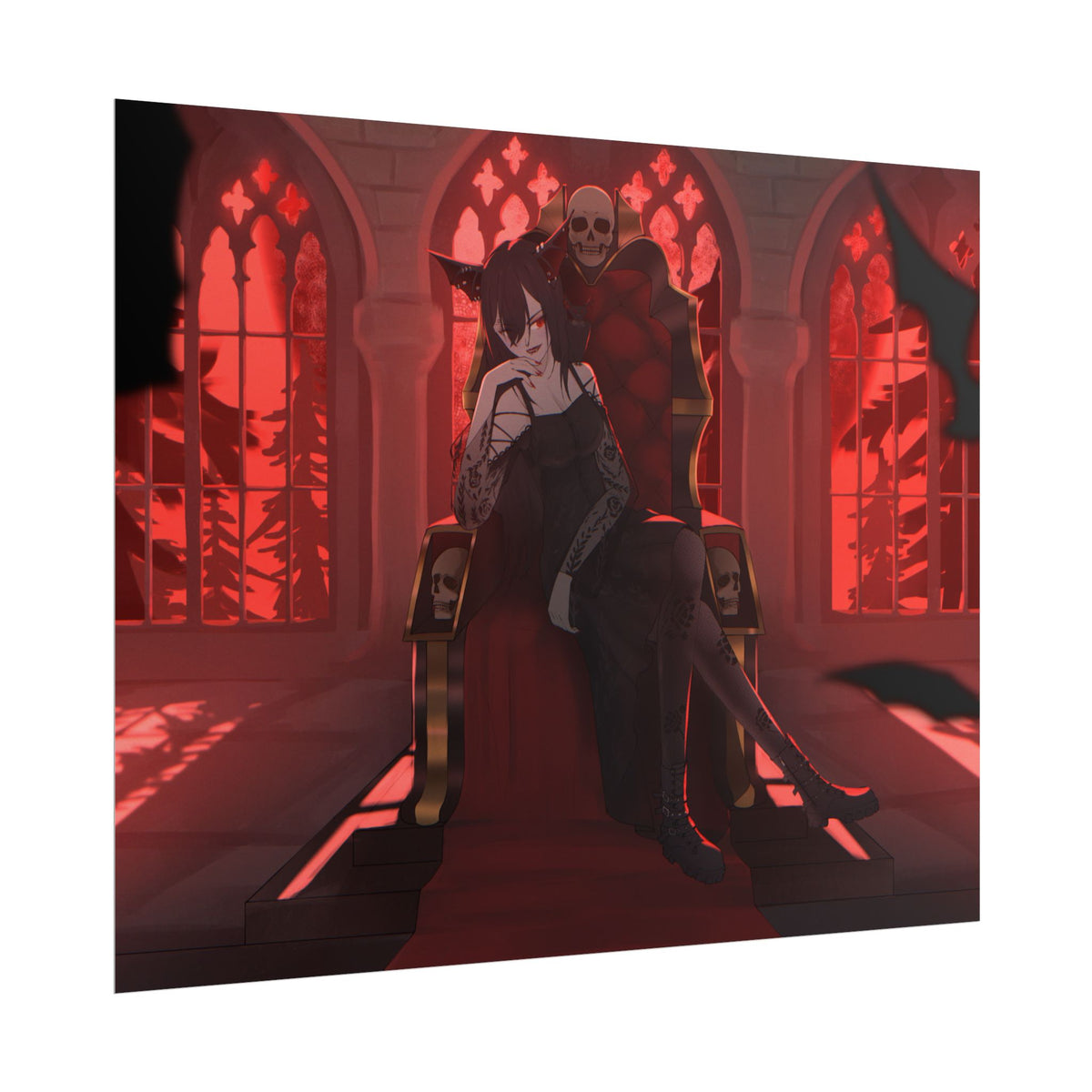 Mirophi "Dark Red Throne" Poster
