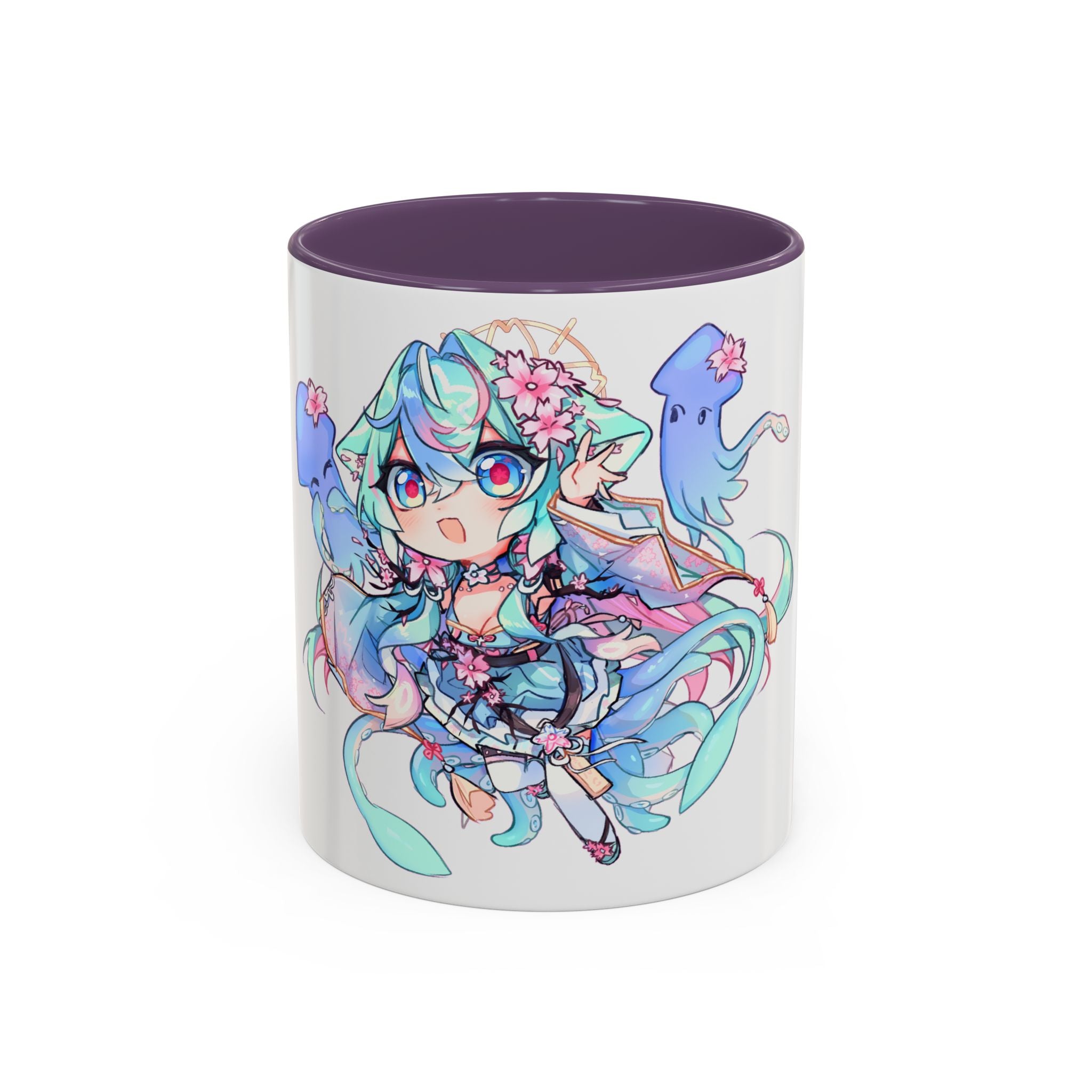 Eggie Weggie "Squid Friends" Accent Mug