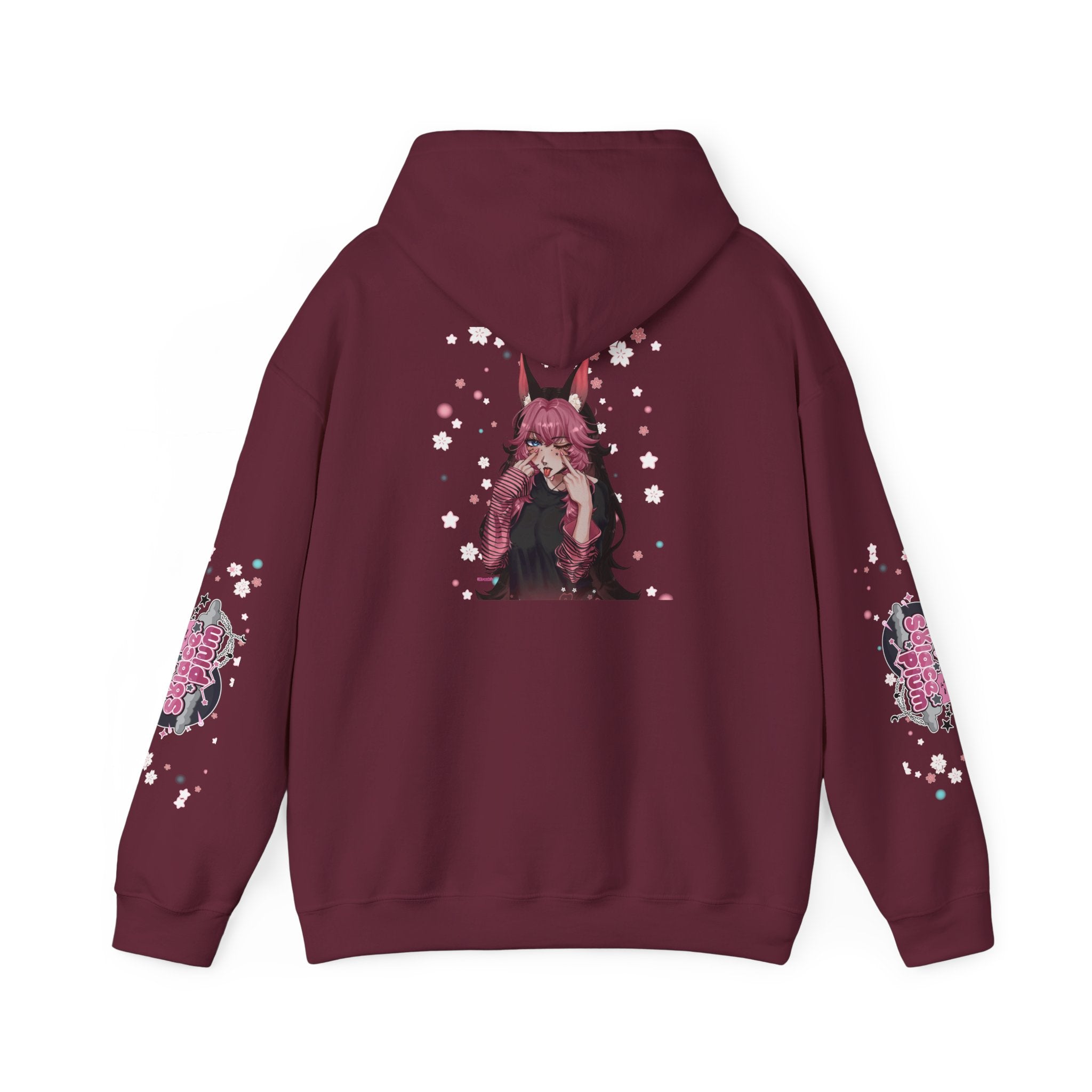 Solace Plum Colored "Blep" Designer Hoodie