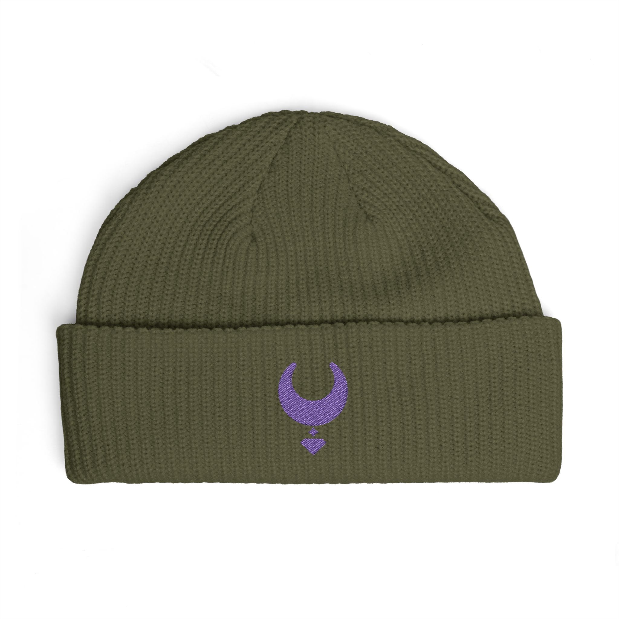 Artemis Gem Purple Emblem Beanie